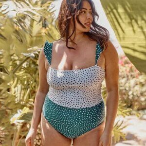 Plus Size Summersalt - The Oasis One Piece Swimsuit Size 18 - BNWT
